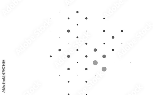 Light Silver  Gray vector texture with disks.