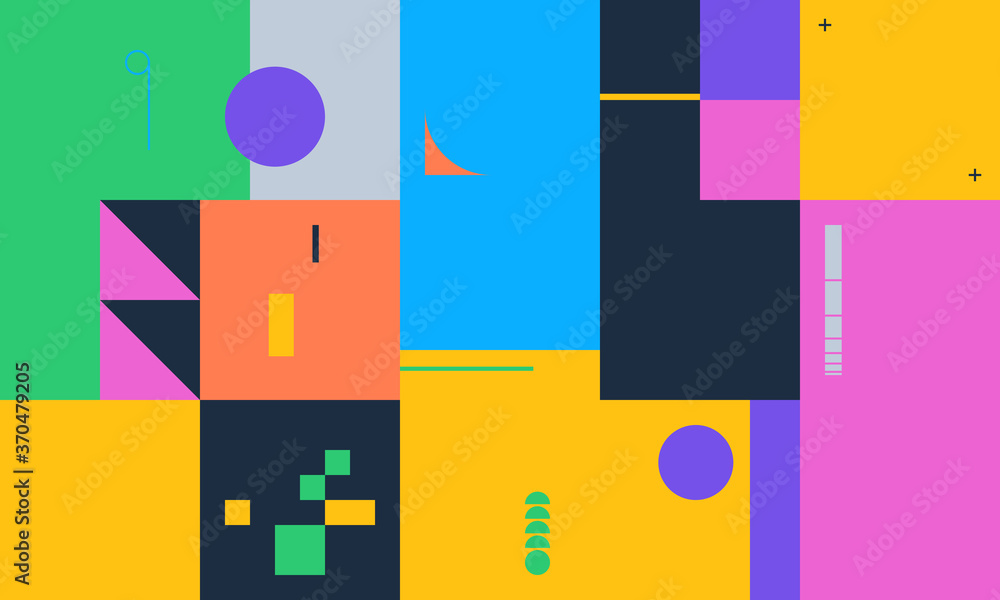 Bauhaus Abstract Vector Composition Design Bauhaus Abstract Vector Composition Design