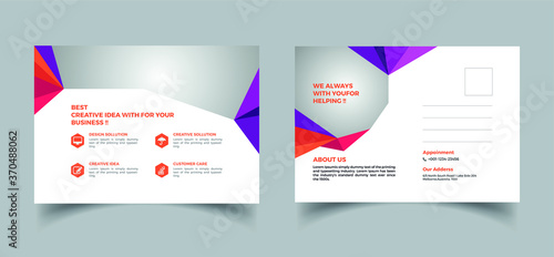 Post Card Template design