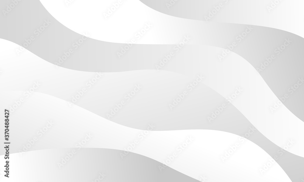 Fototapeta premium Abstract white and grey gradient background wallpaper vector suitable for website, banner, poster, and many more.