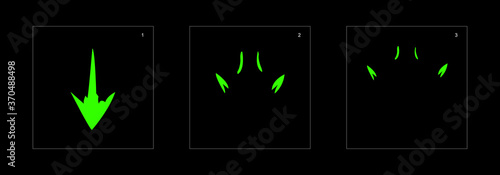 Smoke effect. liquid smoke animation sprite sheet. classic liquid smoke effect animation for game or cartoon or animation. vector style liquid animation effect 11713.