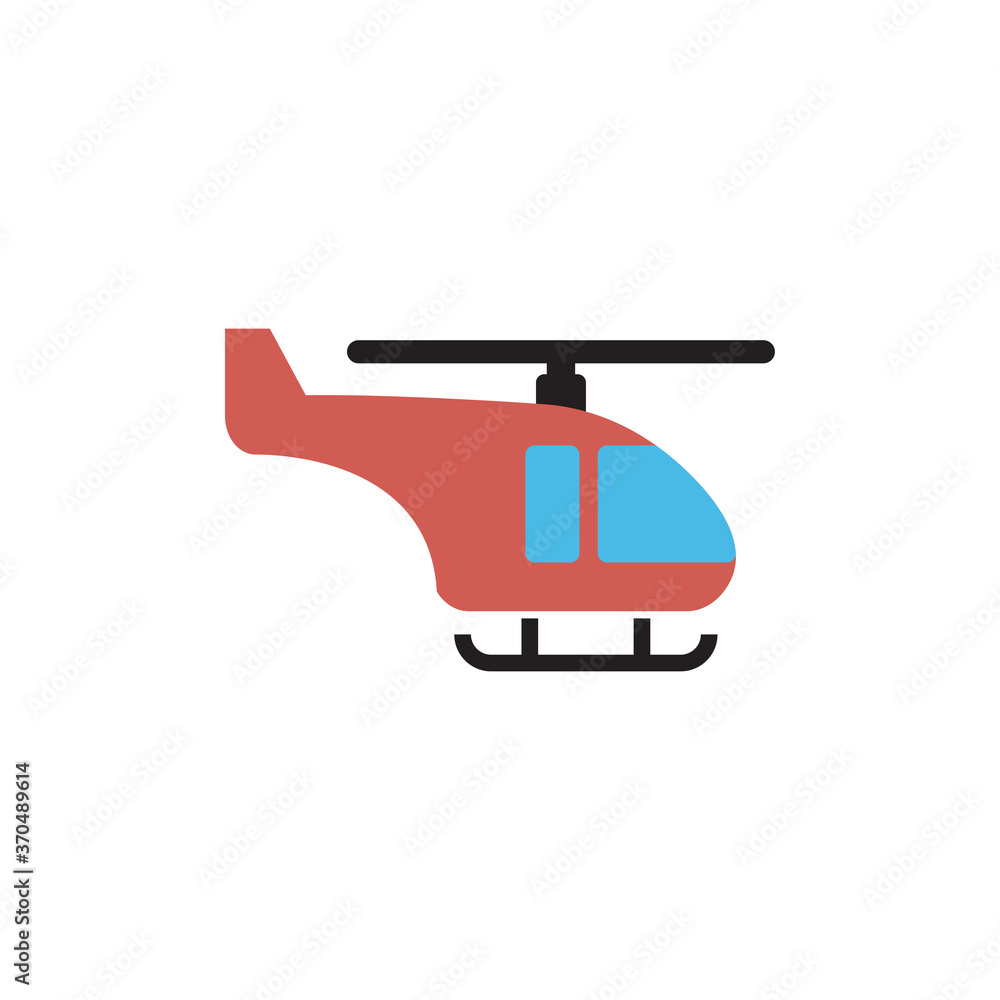 Helicopter transportation icon design template vector Helicopter transportation icon design template vector
