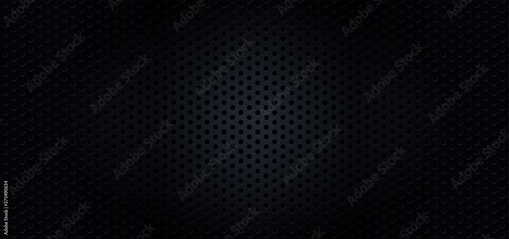 Black metallic with detailed circular mesh fiber Black metallic with detailed circular mesh fiber