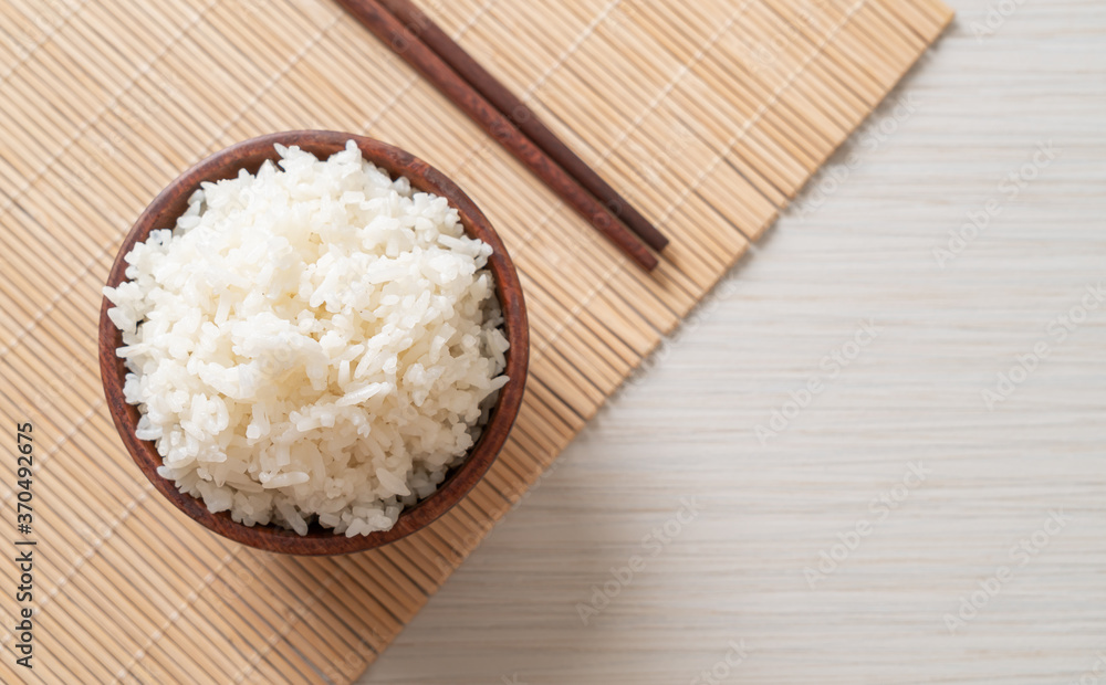 cooked white rice bowl cooked white rice bowl