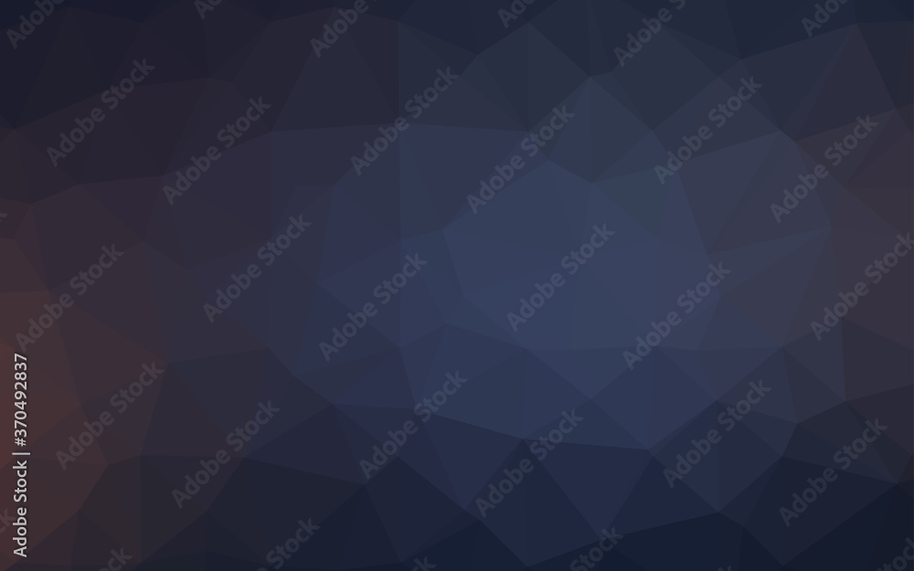 Dark BLUE vector abstract polygonal texture. Dark BLUE vector abstract polygonal texture.