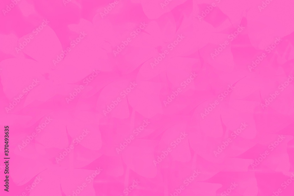 Pink fuchsia color abstract background with blurred flowers pattern - obrazy, fototapety, plakaty 