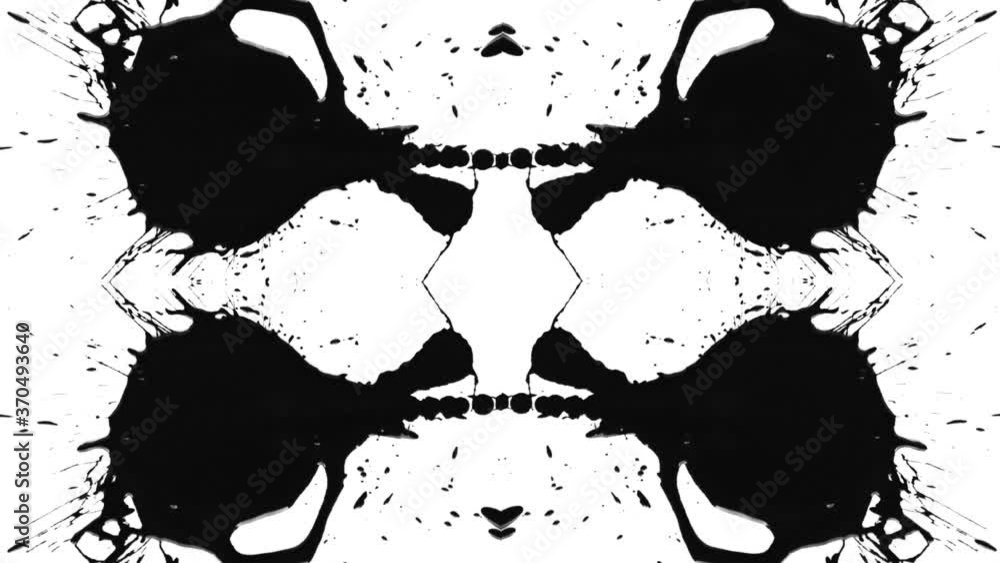 Ink Splatter And Stains Brushes Patterns Animation Effect/ 4k animation ...