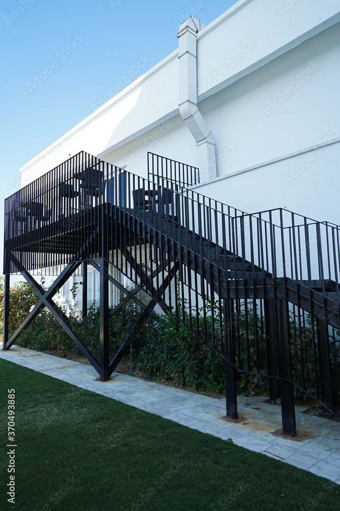 Exterior modern architecture and white building design