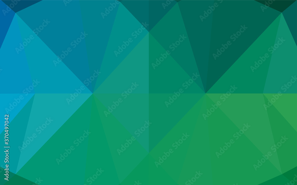 Light Blue, Green vector abstract polygonal layout. Light Blue, Green vector abstract polygonal layout.