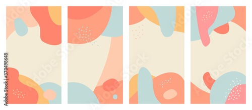 Abstract background Design templates for social media posts and instagram stories, cards, posters