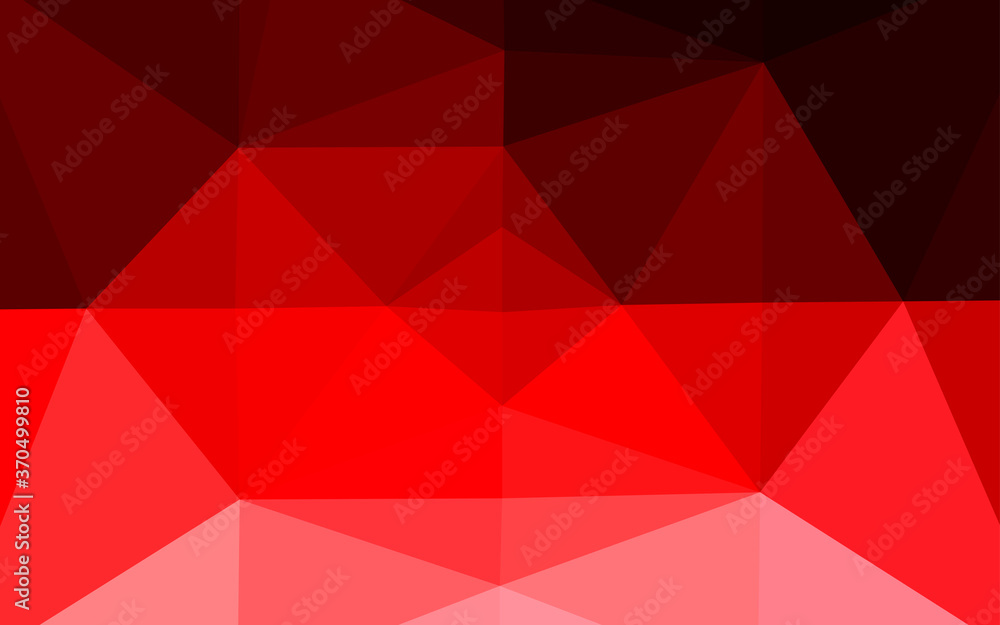 Light Red vector polygonal template. Light Red vector polygonal template.