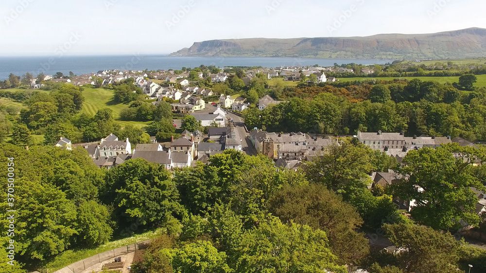 Cushendall Village in Co Antrim Northern Ireland Cushendall Village in Co Antrim Northern Ireland