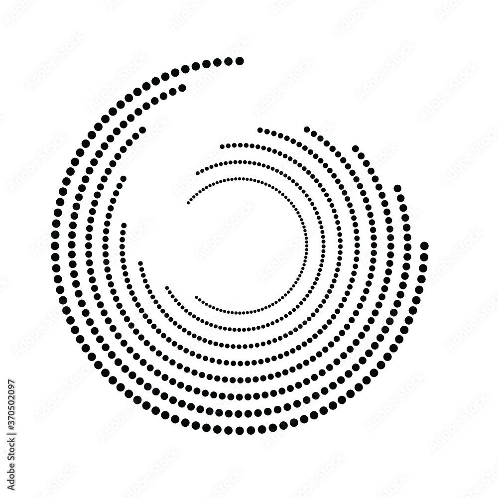 Halftone dots in circle form. round logo . vector dotted frame . design element Halftone dots in circle form. round logo . vector dotted frame . design element