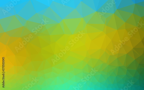 Wallpaper Mural Light Blue, Yellow vector abstract mosaic pattern. Torontodigital.ca