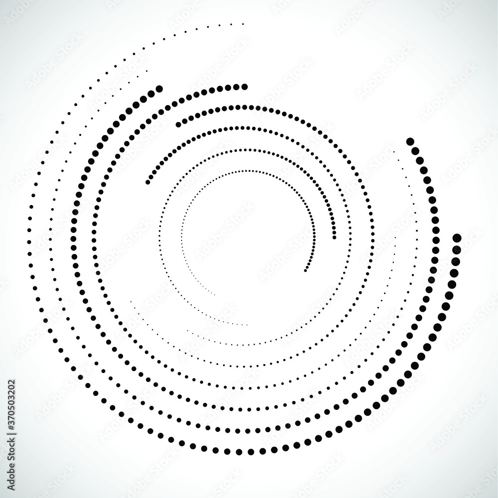 Halftone dots in circle form. round logo . vector dotted frame . design element Halftone dots in circle form. round logo . vector dotted frame . design element