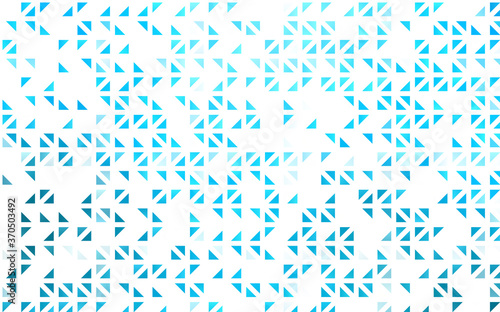 Light BLUE vector layout with lines  triangles.