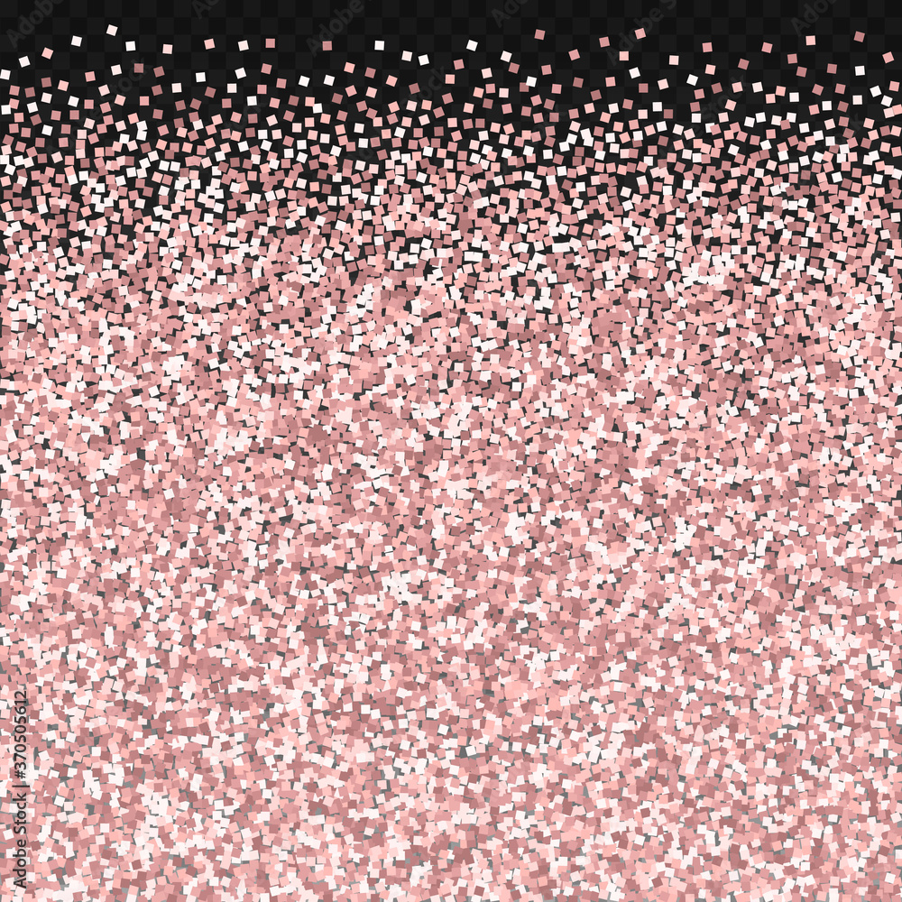 Pink gold glitter luxury sparkling confetti. Scatt Stock Vector | Adobe
