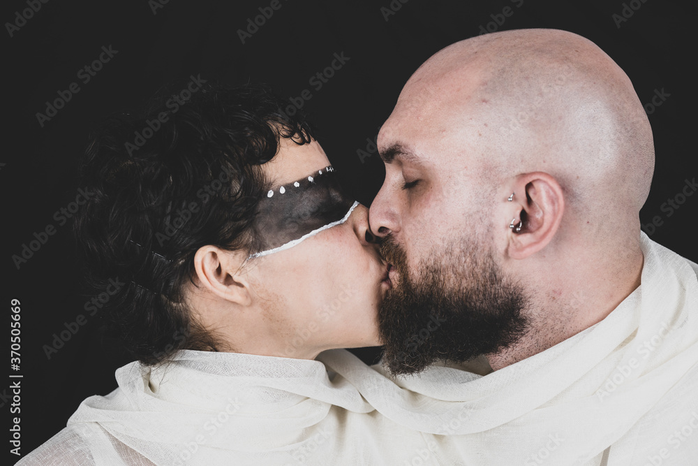Portrait of a couple in love Portrait of a couple in love