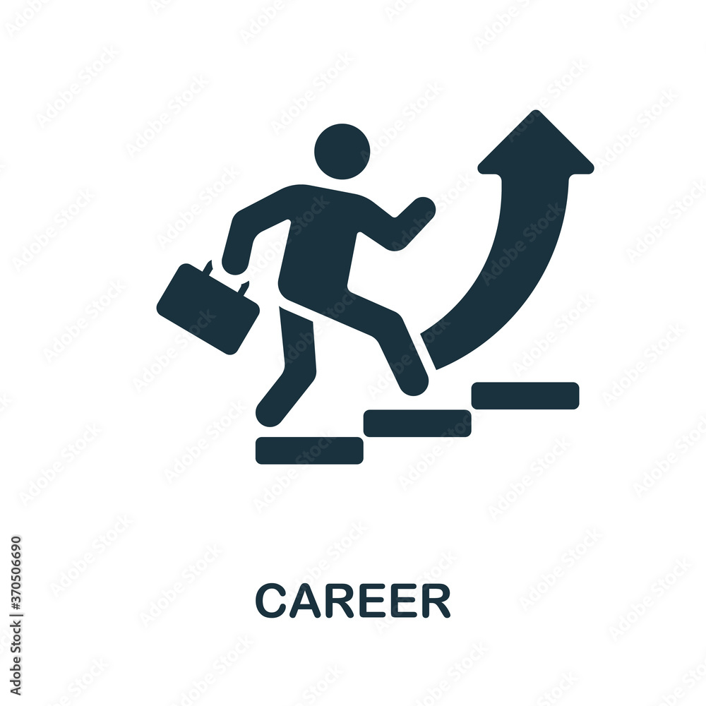 Career icon. Simple element from business recruitment collection. Creative Career icon for web design, templates, infographics and more Career icon. Simple element from business recruitment collection. Creative Career icon for web design, templates, infographics and more