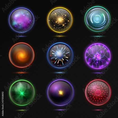 Magical crystal orbs Fototapete