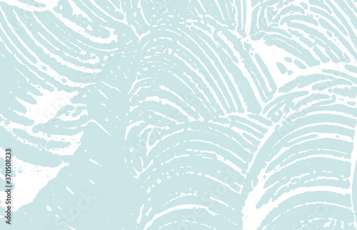 Grunge texture. Distress blue rough trace. Curious