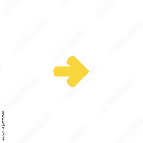 Yellow right arrow. Enter or log in icon. Sign in icon. Profile, user sign.