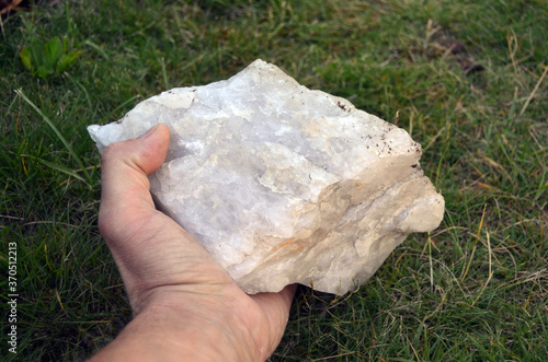Bild auf Leinwand White quartz. Norway