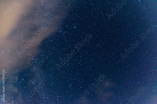 Background of the night sky with many stars