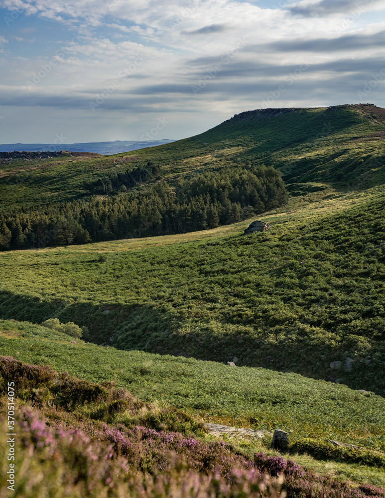 Burbage edge in the Peak District National Park in the UK during day time.