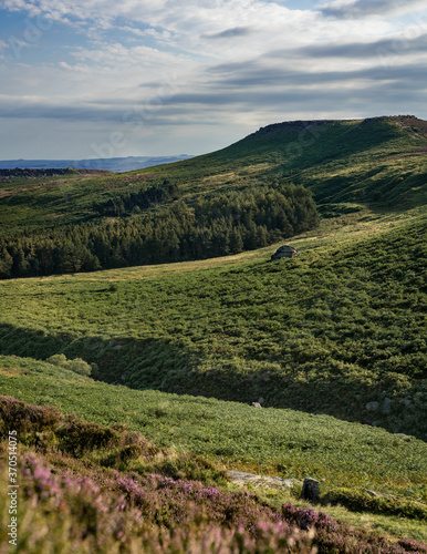 Burbage edge in the Peak District National Park in the UK during day time.