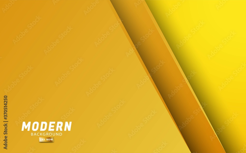 Fototapeta premium modern premium yellow shape background banner design