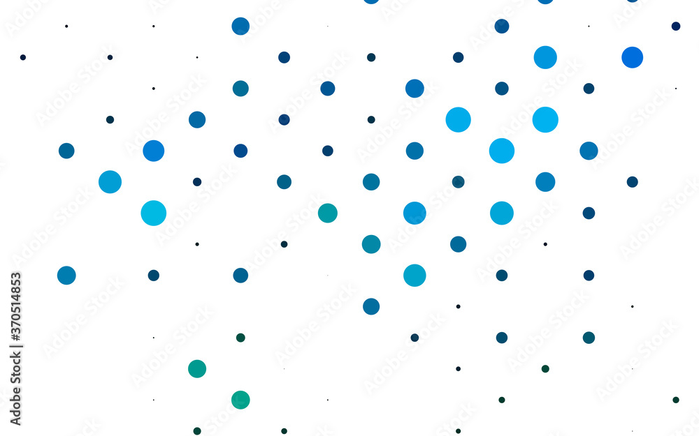 Light Blue, Green vector texture with disks. Light Blue, Green vector texture with disks.