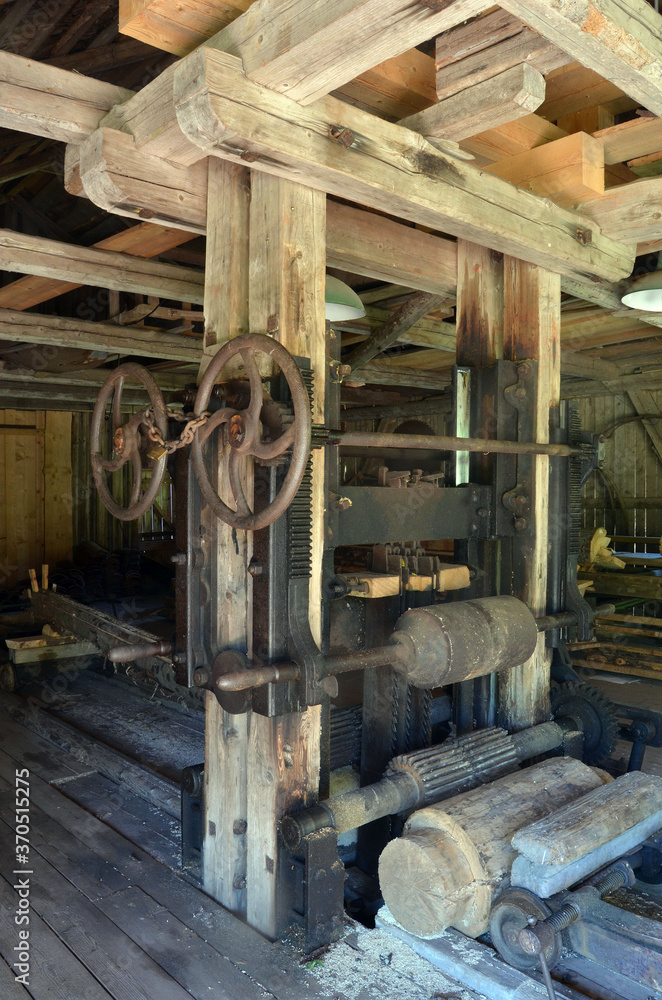Water sawmill. Norway