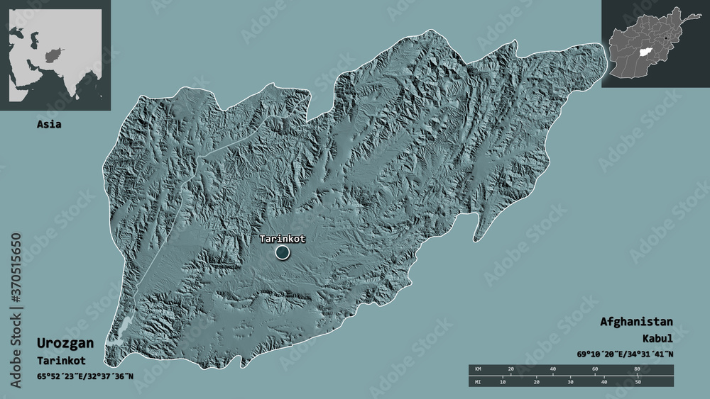 Urozgan, province of Afghanistan,. Previews. Administrative