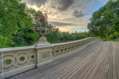 Bow bridge in summer,early morning © John Anderson