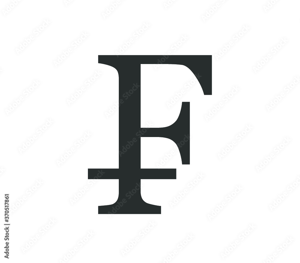 Swiss Franc Currency icon. Franc symbol. Swiss Franc icon. Swiss Franc Currency icon. Franc symbol. Swiss Franc icon.