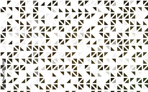 Light Black vector seamless layout with lines  triangles.