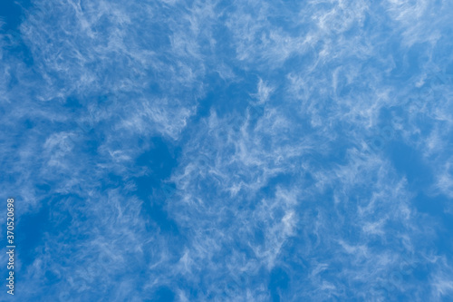 Cloudy blue sky abstract background,