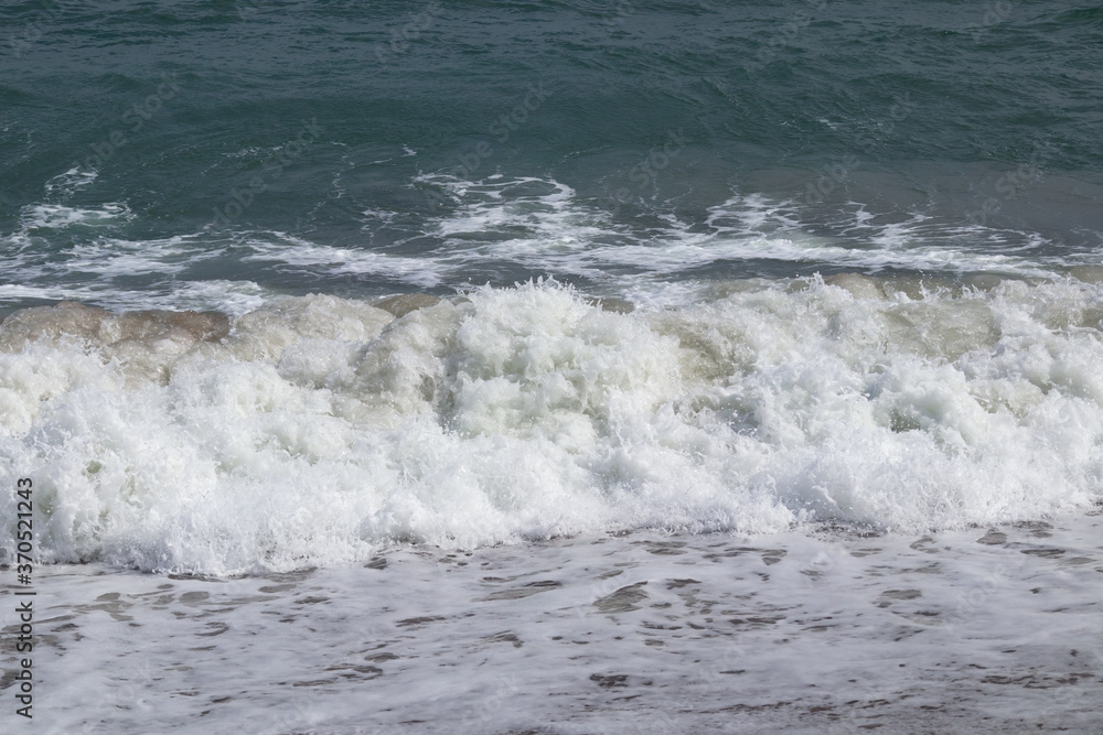 Fototapeta premium 海 波 しぶき 素材