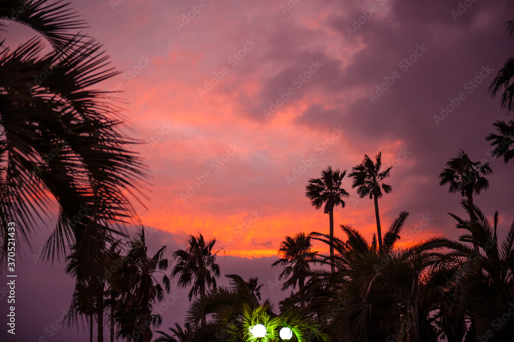 Fantastic sunset and clouds,