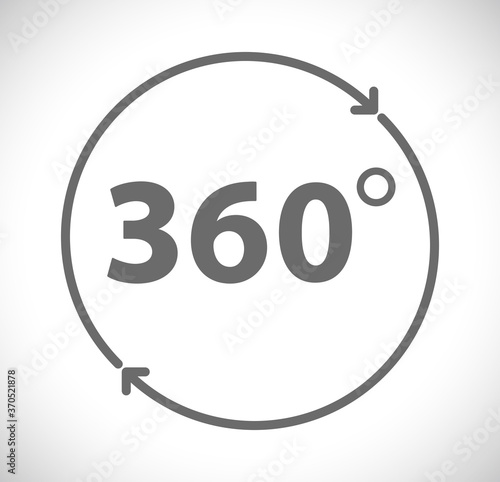 360 round circle icon