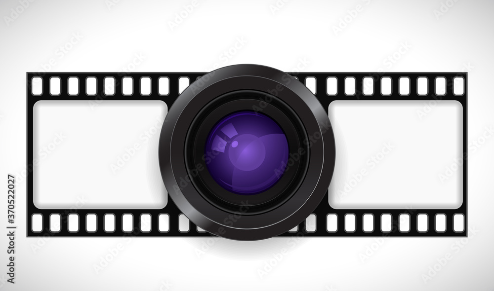Obraz premium camera lens on background