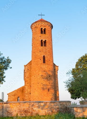 St. Giles Church in Inowlodz, Poland photo