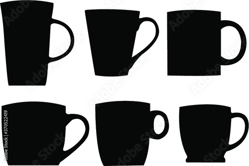 set of coffee cups