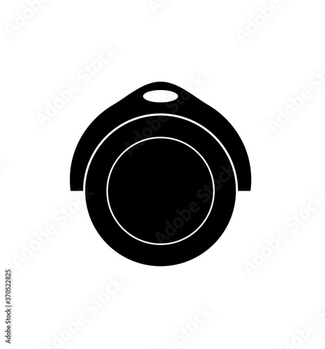 Monowheel icon. Electric vehicle unicycle simple vector illustration