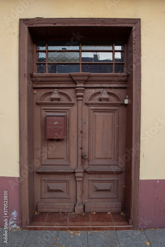 door to the old building