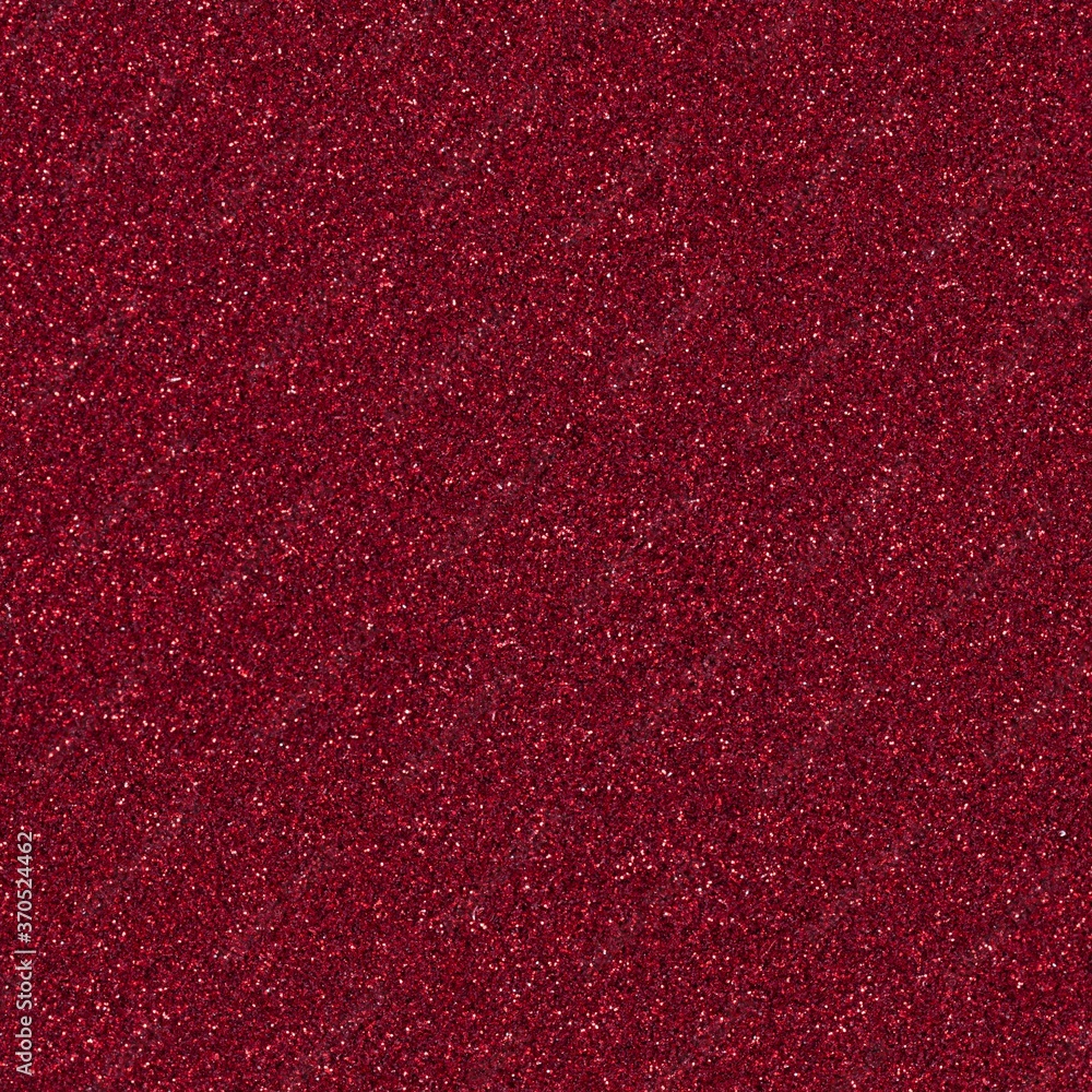 Red glitter, sparkle confetti texture. Christmas, Xmas abstract background, seamless pattern.