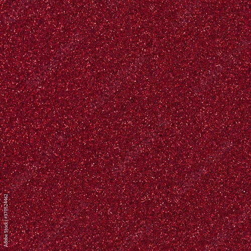 Red glitter, sparkle confetti texture. Christmas, Xmas abstract background, seamless pattern.