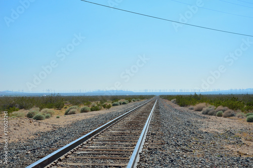 Old Rail way in the dessert