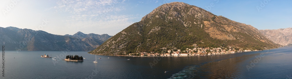 The town of Perast, Bay of Kotor, Montenegro